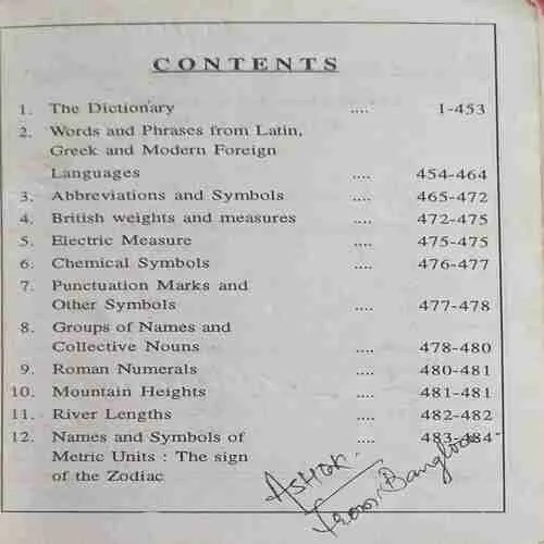 concise pocket Dictionary
