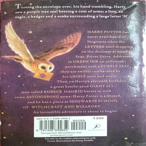 Harry Potter And The Philosopher’s Stone ( By J.K.Rowling ) ( Total Pages = 332 )