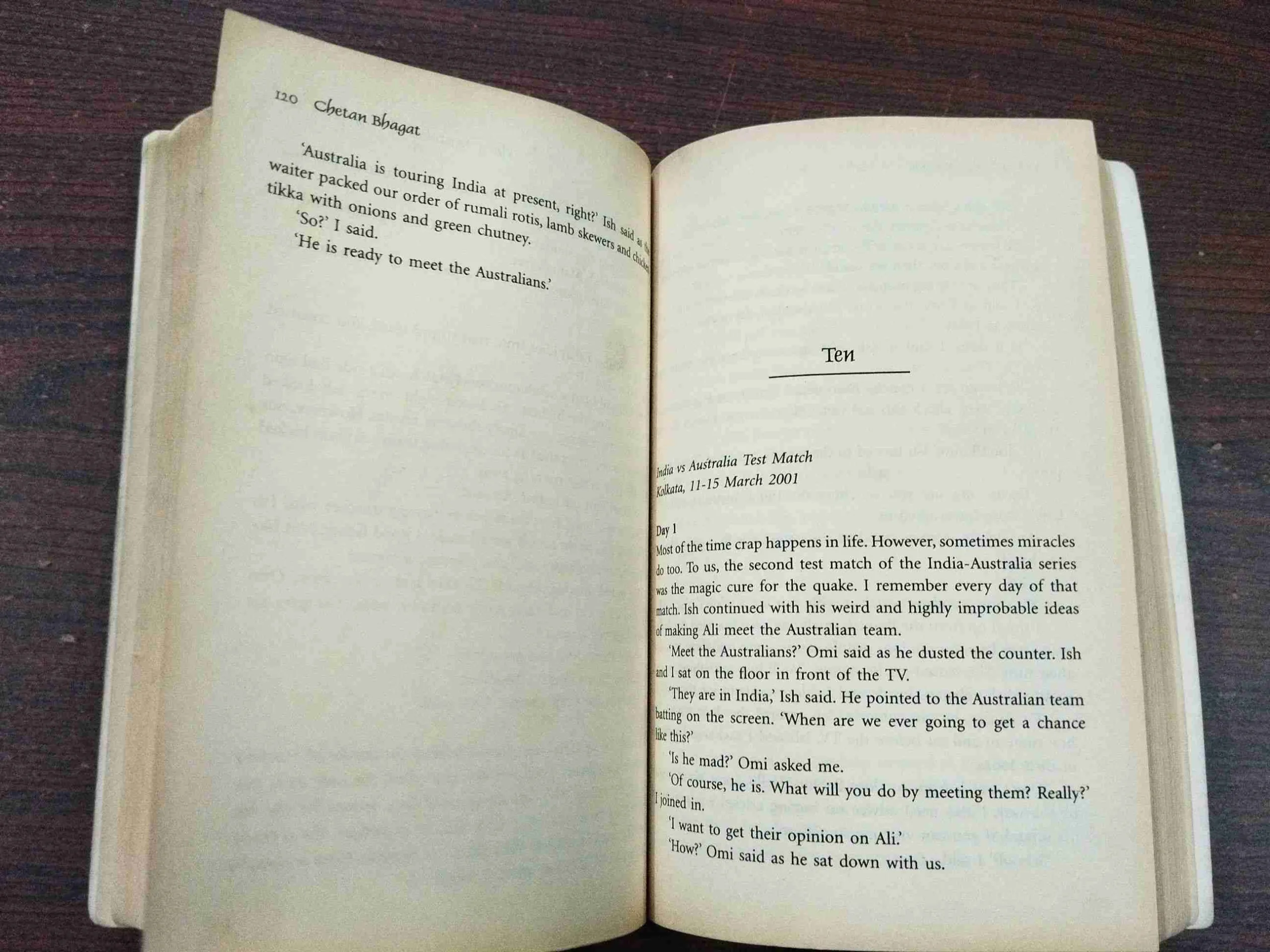 The 3 Mistakes Of My Life ( Chetan Bhagat ) .