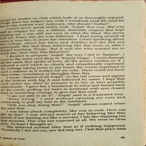 A Splash Of Love ( By Rajeev Ranjan ) ( Total Pages = 212 )