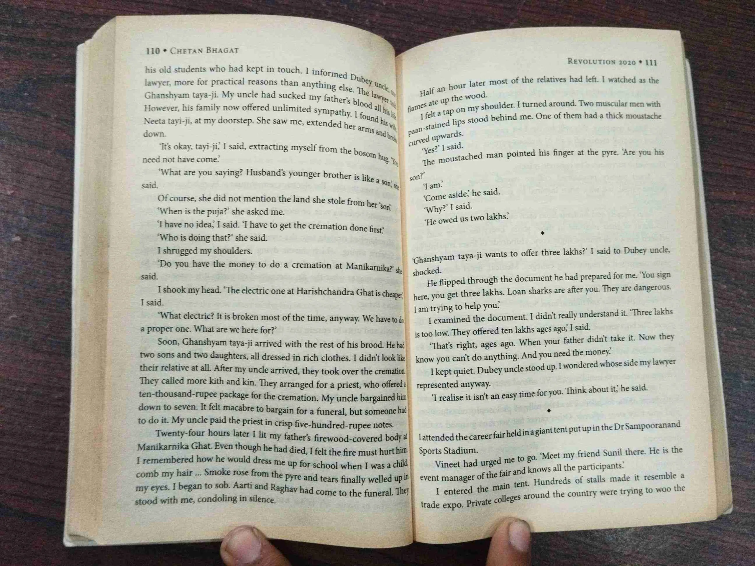 Revolution 2020 ( Chetan Bhagat ) .