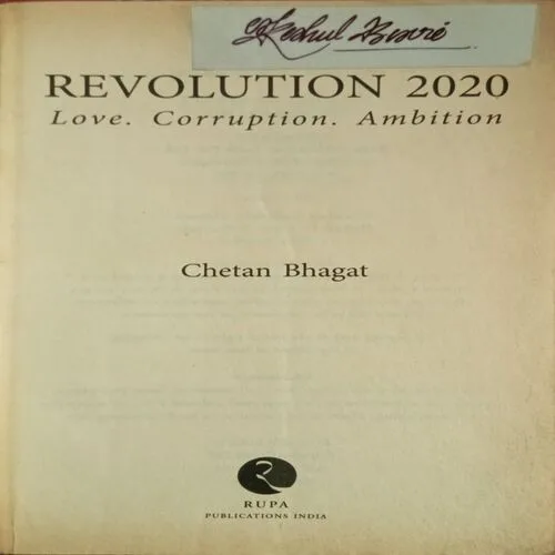 Revolution 2020 ( By Chetan Bhagat ) ( Total Pages = 296 )