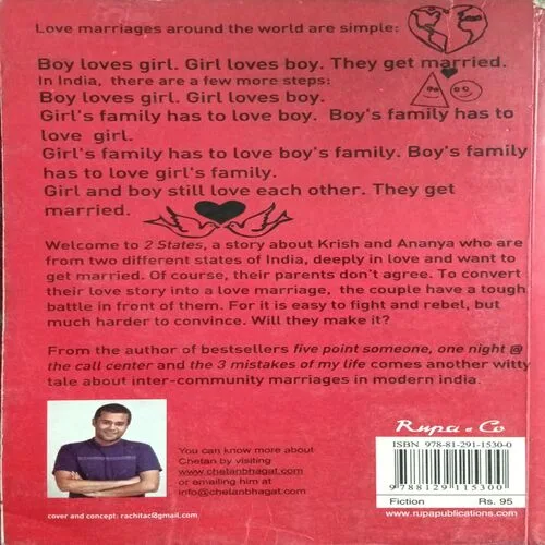 2 States ( By Chetan Bhagat ) ( Total Pages = 269 )