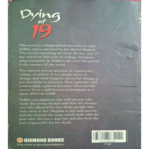 Dying At 19 ( By Alokita Sharma )( Total Pages = 160 )