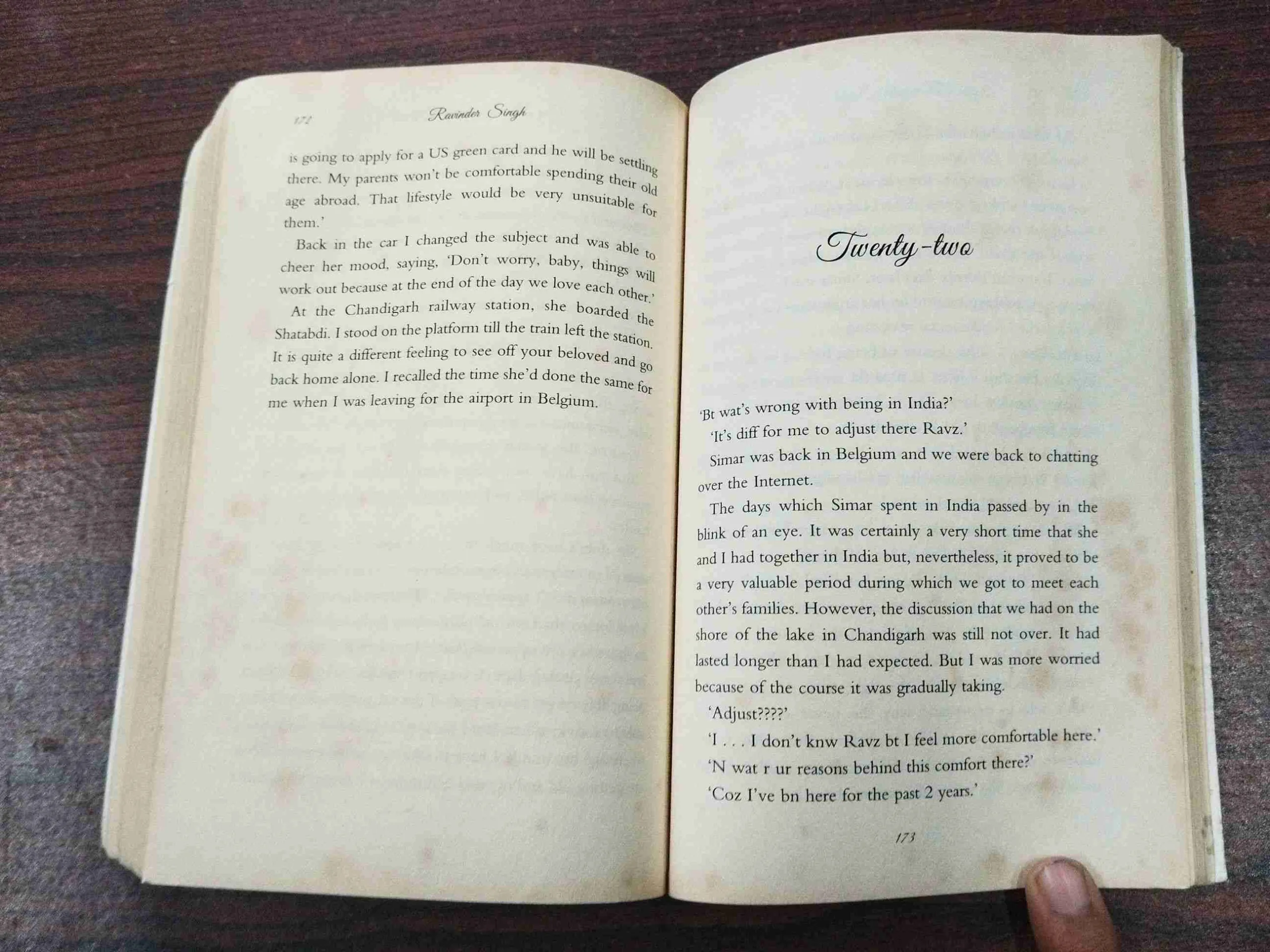 Can Love Happen Twice ( Ravinder Singh ) .