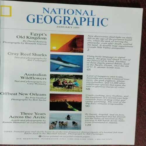 National Geographic  (January 1995, Vol.187,No.1)