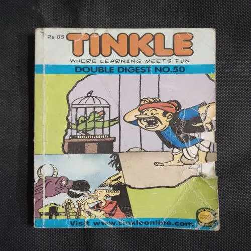 TINKLE DOUBLE DIGEST (NO-50) (FRONT COVER RIGHT SIDE LITTLE CUT)