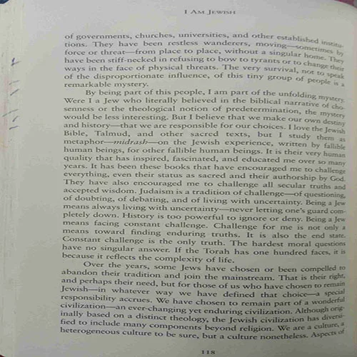 I Am Jewish (Total Pages = 262) (Hardcover Edition)