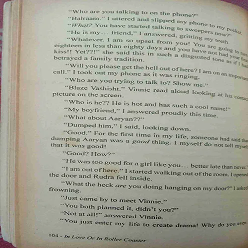 In Love Of Roller Coaster (By Vithika Jaiswal) (Total Pages = 184)