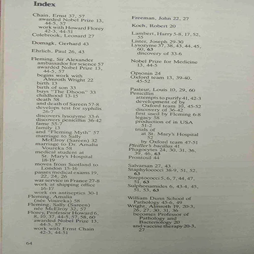 Alexander Fleming (Total Pages = 64)