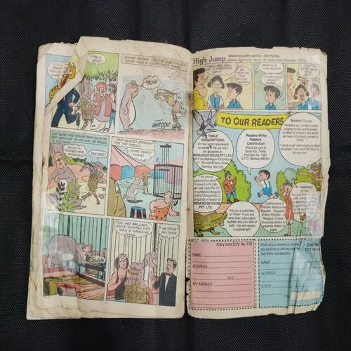 TINKLE (NO-286) (FRONT COVER DAMAGE AND BACK COVER MISSING)