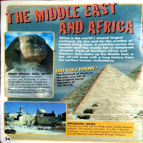 3 D World Famous Places (No. of pages 28)