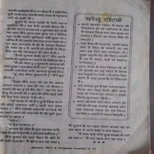 Mehakta Aanchal (January 2013)