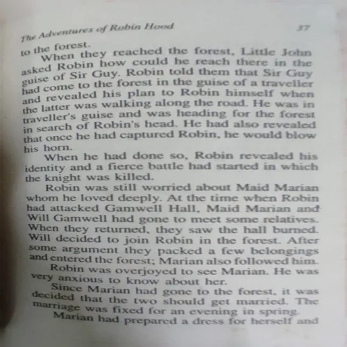 The Adventure Of Robinhood ( By J.C. Joshi ) ( Total Pages =88 )