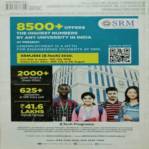 Reader’s Digest (May – June 2020)