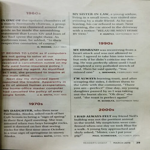 Reader’s Digest (March 2019)