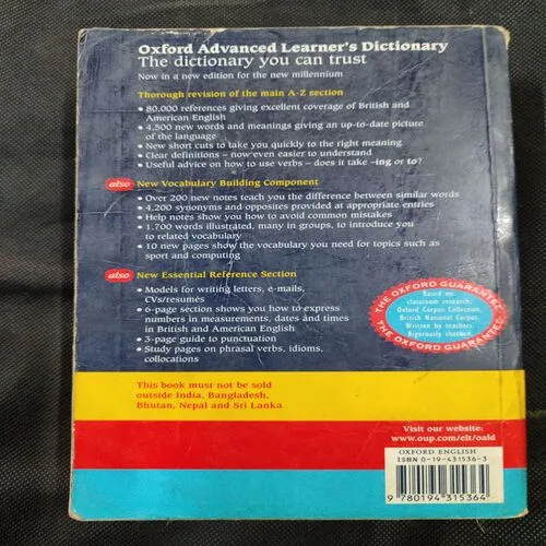 Oxford Advanced Learner’s Dictionary .