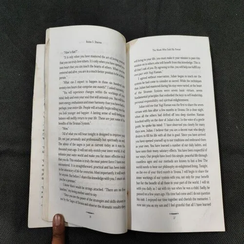 The Monk Who Sold His Ferrari ( Robin Sharma ) .