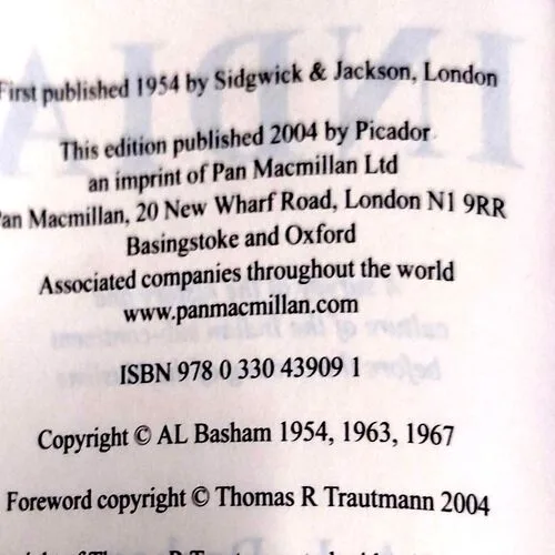 The Wonder That Was India  (No. of pages 572)