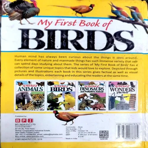 My First Book Of Birds (No. of page 80)