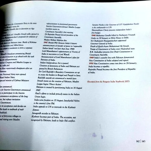 The Illustrated History of The Freedom Struggle (no. of page 144)