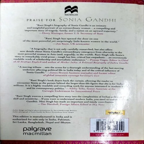 Sonia Gandhi (No. of pages 268)