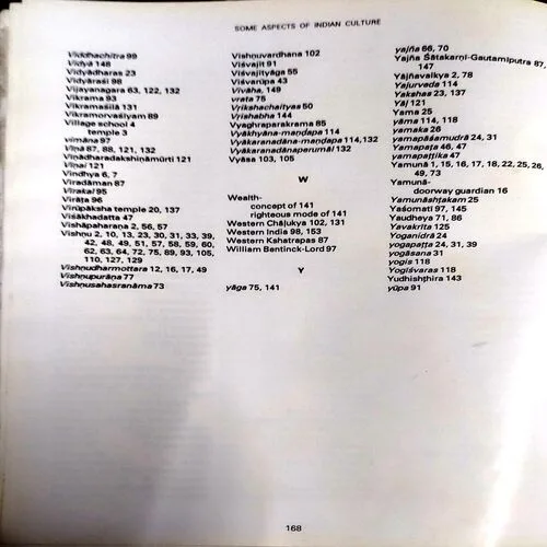 Some Aspects Of Indian Culture (No. of pages 168) Some Aspects Of Indian Culture (No. of pages 168)