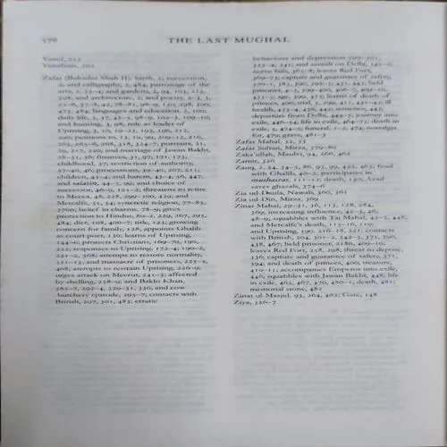 The Last Mughal  (No. of pages 198)