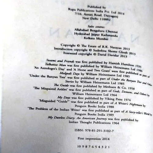 Timeless Malgudi (No. of pages 378)