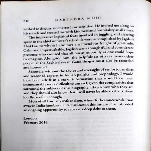Narendra Modi Biography (No. of pages 310)