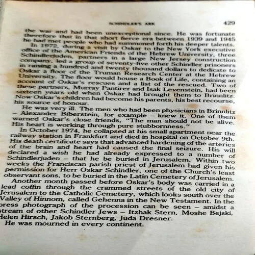 Schindler,s Ark (No. of page 430)
