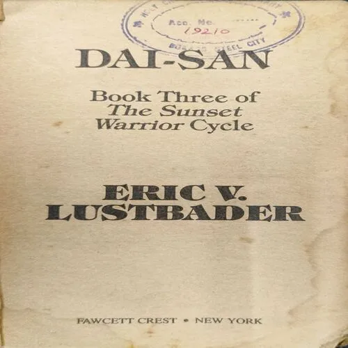 Dia-San ( Erick V. Lustbader ) Front cover missing .