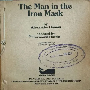 The Man In The Iron Mask ( By ALexdenra Dumas ) ( Cover Less )