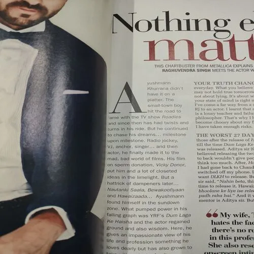 Filmfare . Edition :- ( October – 07 , 2015 ).