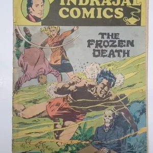 Indrajal Comics, The Frozen Death, Indrajal Comics Vol. 21 No. 52, 1984 vintage comic, rare Indian comic, collectible Indrajal Comics, old comics for sale, vintage Indian comics, classic Indian comic, original Indrajal Comics, retro comic issue, rare comic book India, comic book collectible, Indian superhero comics, Phantom comics India, comic book vintage edition, antique comic book, Indrajal rare edition, vintage graphic novel India, comic book for collectors