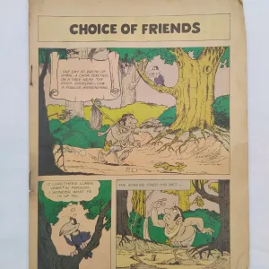 comic books, vintage comics, rare comics, collectible comics, Amar Chitra Katha, Choice of Friends, Indian comics, moral stories, classic comics, old comics, retro comics, children comics, kids comics, comic collector, comic store, comic sale, comic marketplace, educational comics, fable stories, collector comics, comic collection, Indian fables, pop culture, ethical stories, kids edition, illustrated comic, comic auction