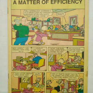 comic books, vintage comics, collectible comics, Disney comics, A Matter of Efficiency, Disney Today, children comics, kids comics, adventure stories, classic comics, old comics, retro comics, comic collector, comic store, comic sale, comic marketplace, educational comics, fantasy comics, collector comics, comic collection, pop culture, illustrated comic, kids edition, comic auction
