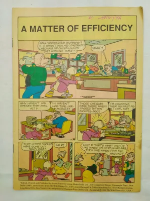 comic books, vintage comics, collectible comics, Disney comics, A Matter of Efficiency, Disney Today, children comics, kids comics, adventure stories, classic comics, old comics, retro comics, comic collector, comic store, comic sale, comic marketplace, educational comics, fantasy comics, collector comics, comic collection, pop culture, illustrated comic, kids edition, comic auction
