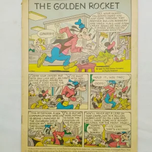 comic books, vintage comics, collectible comics, Disney comics, The Golden Rocket, Mickey Mouse, Woofy, illustrated comic, classic comics, adventure stories, children comics, kids comics, retro comics, comic collector, comic store, comic sale, comic marketplace, educational comics, fantasy comics, collector comics, comic collection, Disney characters, illustrated stories, comic auction, family comics