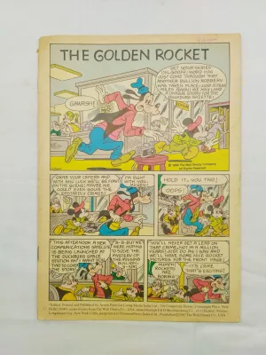 comic books, vintage comics, collectible comics, Disney comics, The Golden Rocket, Mickey Mouse, Woofy, illustrated comic, classic comics, adventure stories, children comics, kids comics, retro comics, comic collector, comic store, comic sale, comic marketplace, educational comics, fantasy comics, collector comics, comic collection, Disney characters, illustrated stories, comic auction, family comics
