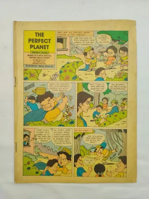 comic books, vintage comics, collectible comics, Tinkle comics, The Perfect Planet, illustrated comic, children comics, kids comics, adventure stories, moral stories, Indian comics, classic comics, old comics, retro comics, comic collector, comic store, comic sale, comic marketplace, educational comics, fable stories, collector comics, comic collection, pop culture, illustrated stories, kids edition, comic auction