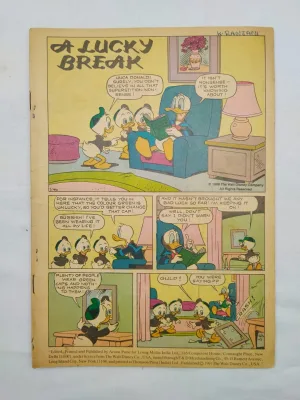 comic books, vintage comics, collectible comics, Disney comics, A Lucky Break, Walt Disney's Comics & Stories, classic comics, adventure comics, children comics, kids comics, comic collector, comic store, comic sale, comic marketplace, educational comics, fantasy comics, collector comics, comic collection, vintage Disney, illustrated comic, kids edition, comic auction