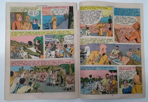 5 Vivekananda comic, Amar Chitra Katha No. 146, The Patriot comic, 1985 vintage comic, rare Indian comic, collectible Amar Chitra Katha, vintage Indian comics, classic Indian comic book, original Amar Chitra Katha, Indian saint comics, Swami Vivekananda comic, vintage comic book collectible, Amar Chitra Katha vintage issue, Indian spiritual leader comics, comic book collectors, vintage graphic novel India, Amar Chitra Katha rare edition, retro Indian comics, historic Indian comics