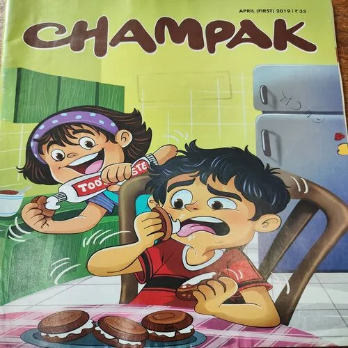 Champak . Edition :- ( April – 1st – 2019 ) .