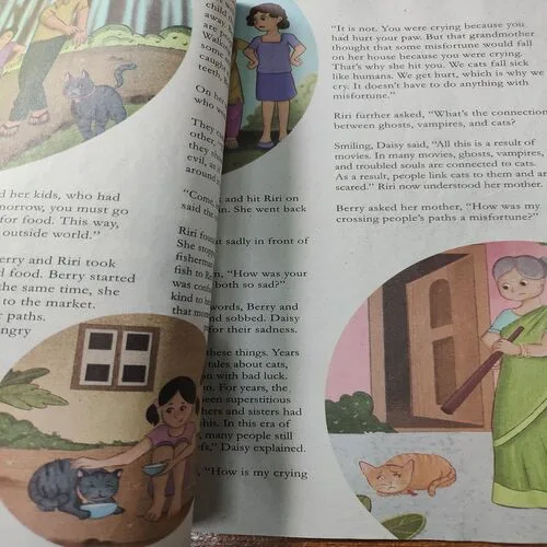Champak . Edition :- ( October – 1st – 2023 ) . [ Front Cover Binding Area side little damage ].