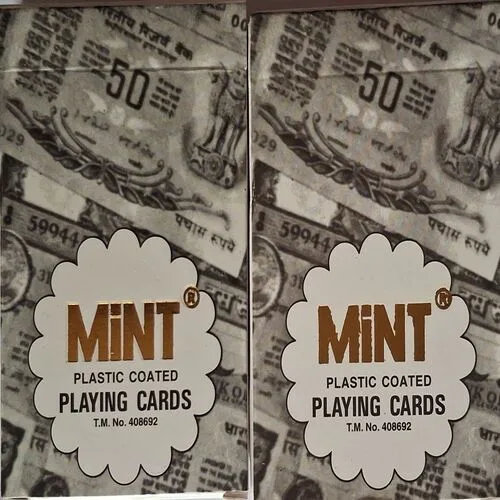 Mint Solitaire Cards ( 2 In 1 Pack )