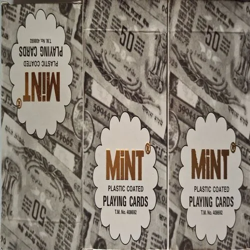 Mint Solitaire Cards ( 3 In 1 Pack )