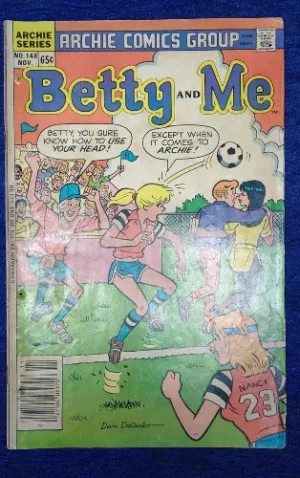 comic books, vintage comics, rare comics, collectible comics, Archie Comics, Betty and Me, 1985 comics, classic comics, old comics, retro comics, teen comics, American comics, comic collector, comic store, comic sale, comic marketplace, Archie series, Archie characters, graphic novels, comic auction, comic collection, pop culture, funny comics, Riverdale, Betty Cooper