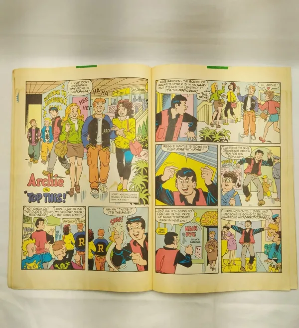 Archie comics, Archie Comics, vintage comics, classic comics, collectible comics, teen humor, retro comics, comic collectors, rare comics, comic book collection, comic auctions, comic marketplace, comic series, romantic comedy, teen romance, comic art, comic sale, comic trading, comic fans, comic shop, nostalgic comics, comic book fans, comic culture, comic community, comic storytelling, collectible edition, 1990s comics, classic Archie, comic book store, comic collectors edition, comic characters, comic issues, comic trade, comic lovers, comic storyline, humorous comics, teen comics, comic fandom, comic enthusiasts, comic adventure, comic collection