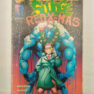 Red X-Mas No. 1 – Modern Christmas Graphic Novel, Dark Holiday Adventure, Collectible Scout Comics Edition